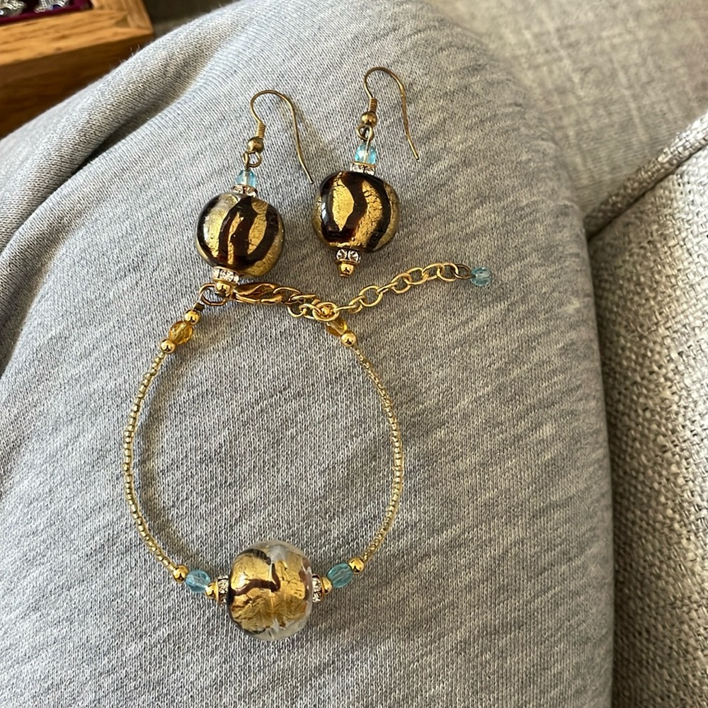 Brackets and Earrings set